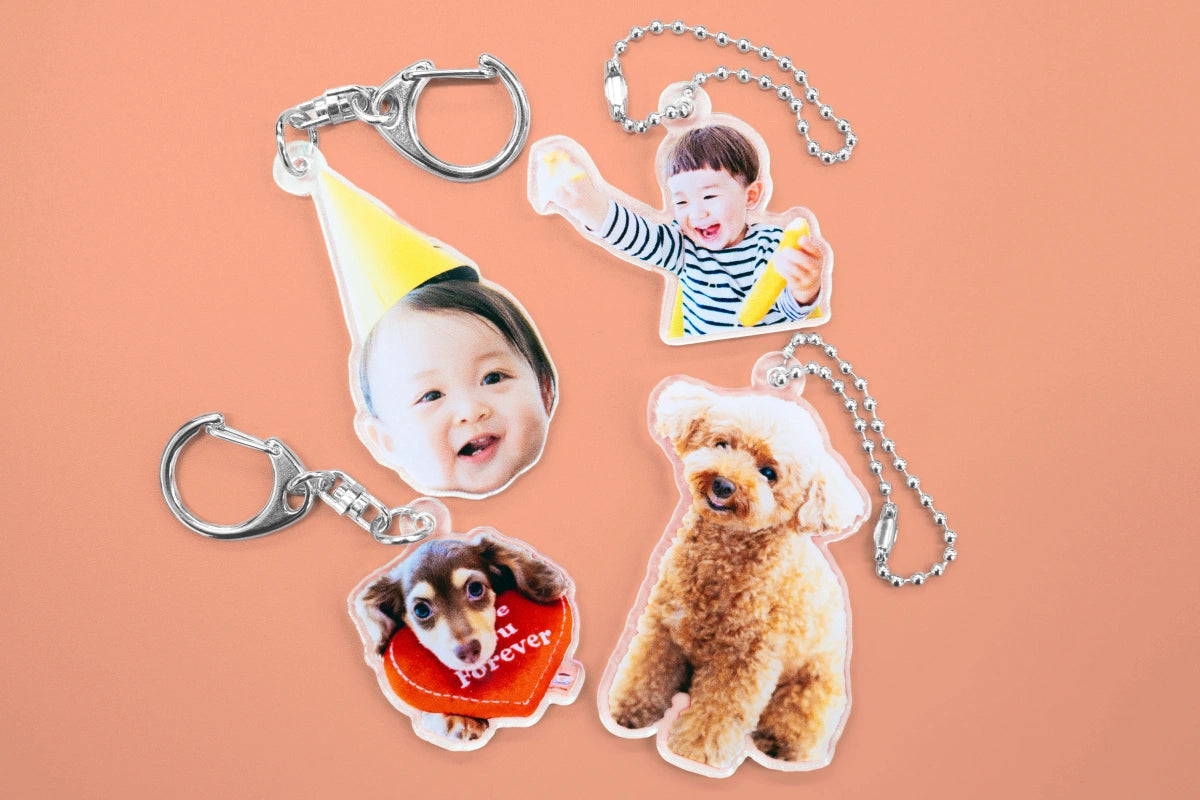 照片切割鑰匙圈