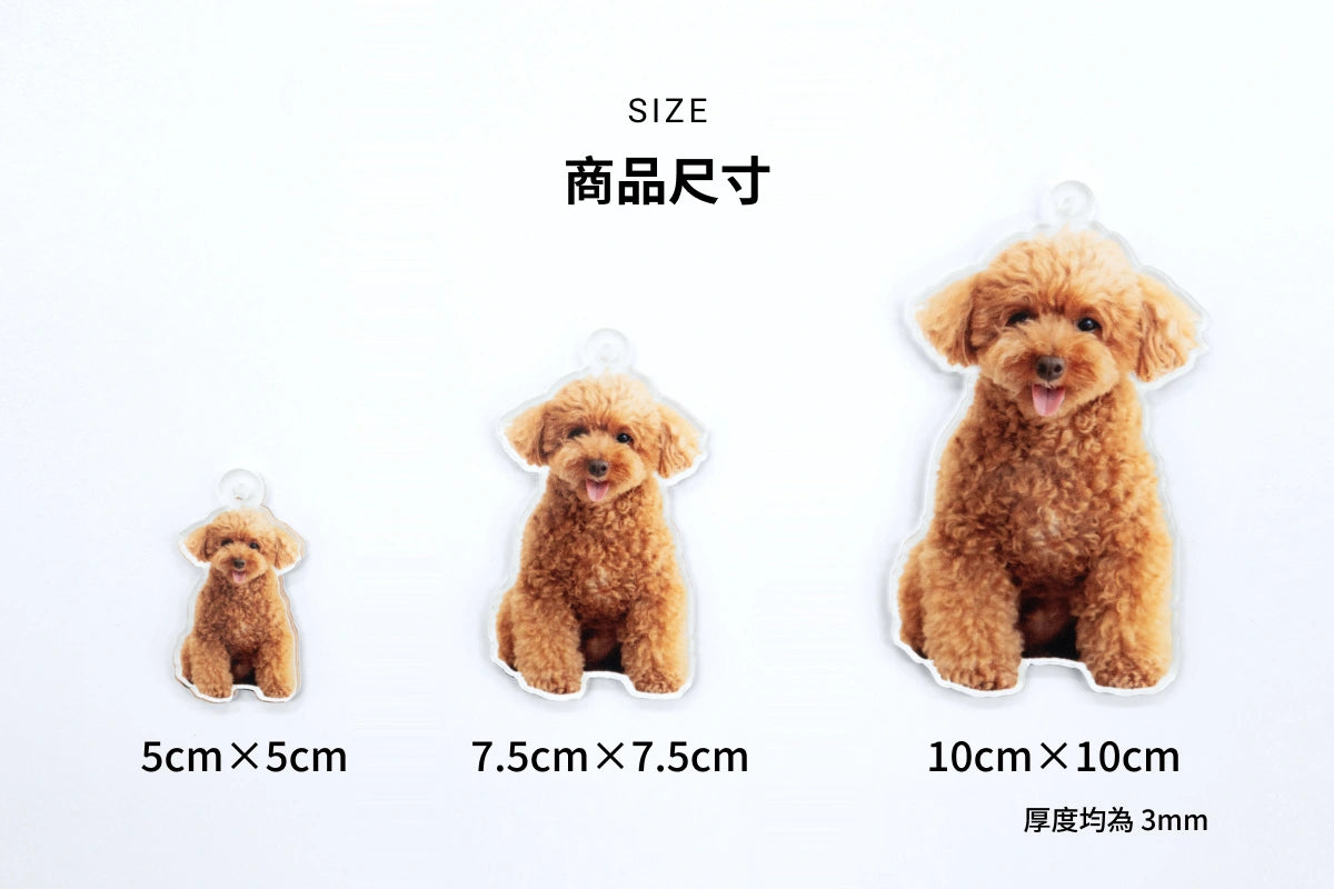 照片切割鑰匙圈