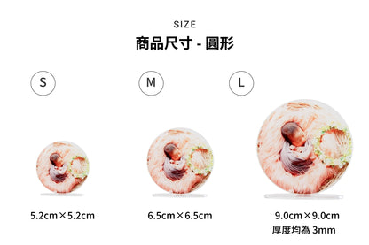 造型立牌商品尺寸 - 圓形